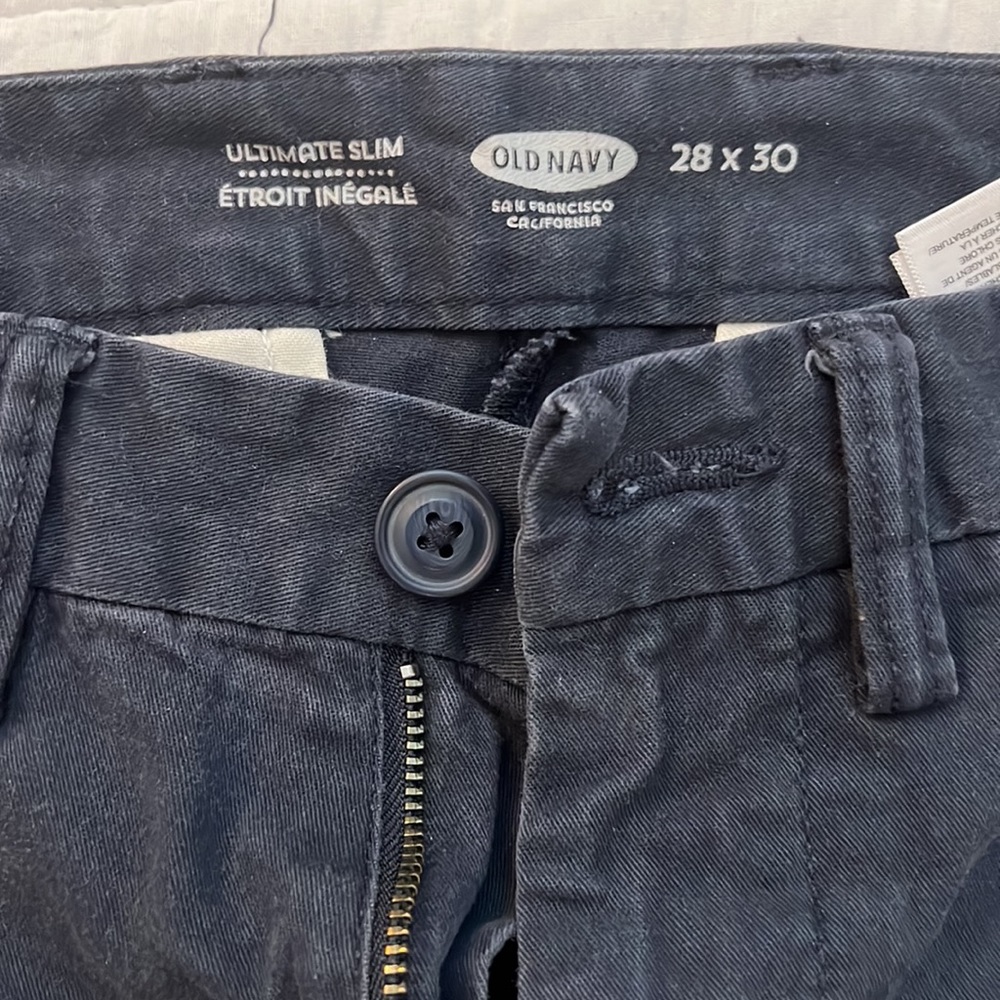 Navy Old Navy ultimate slim pants - Picture 2 of 6